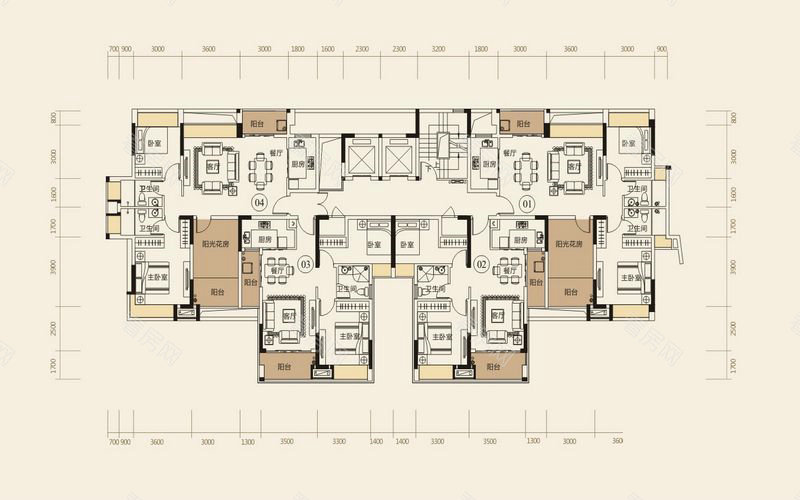 蓝湾半岛小区2室2厅1卫户型图19