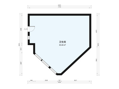 时代名著小区1室0厅户型图1