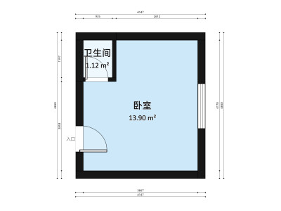 亨达花园二期小区4室2厅户型图1