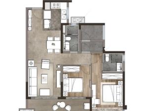 映月湖保利天珺 3室2厅 96.54㎡ 精装佛山南海区平洲二手房图片