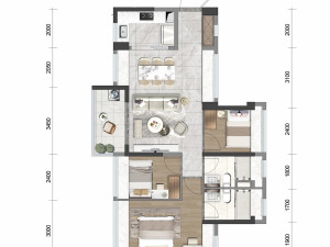 深圳招商雍云府新房楼盘户型图