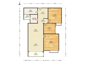 中海锦城 3室2厅 103.55㎡ 满五唯一佛山南海区千灯湖二手房图片