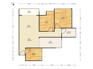 壹成中心第五区 3室2厅 73.4㎡ 简装深圳龙华区龙华中心二手房图片