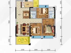 江门松鹤国际新城新房楼盘户型图