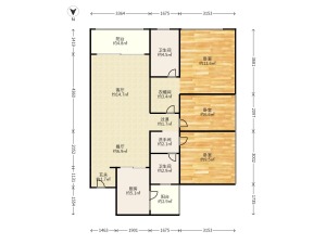 当代万国府 3室2厅 94.04㎡ 精装_佛山南海区千灯湖二手房图片