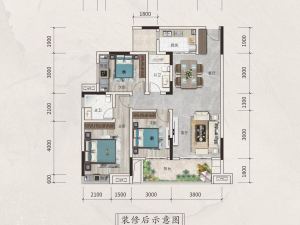 桂林彰泰联发沁园春新房楼盘户型图6