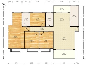 华耀碧桂园十里江湾 4室2厅 146.65㎡ 精装_衡阳石鼓区虎形山二手房图片