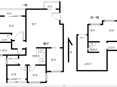 百悦尚城小区6室3厅3卫户型图1